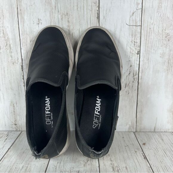 Puma soft foam leather slip Ons Womens 8 - Picture 3 of 9